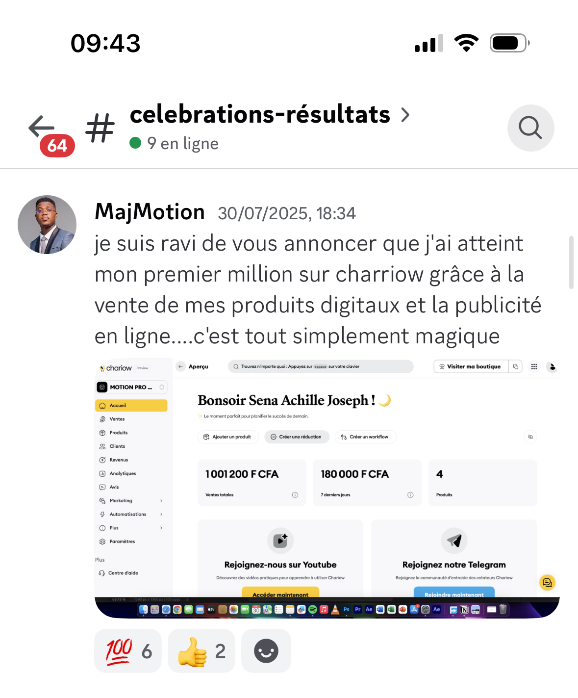 Résultat étudiant 27