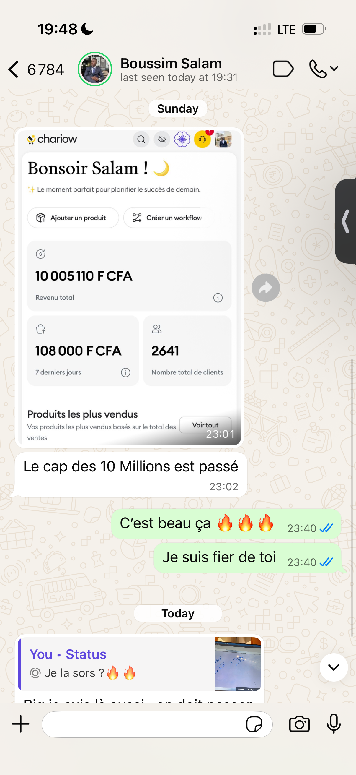 Résultat étudiant 8