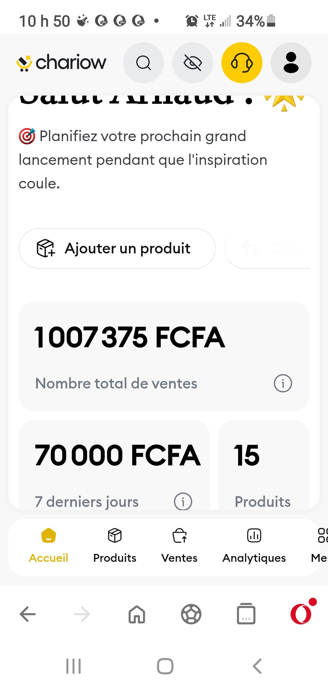 Résultat étudiant 58