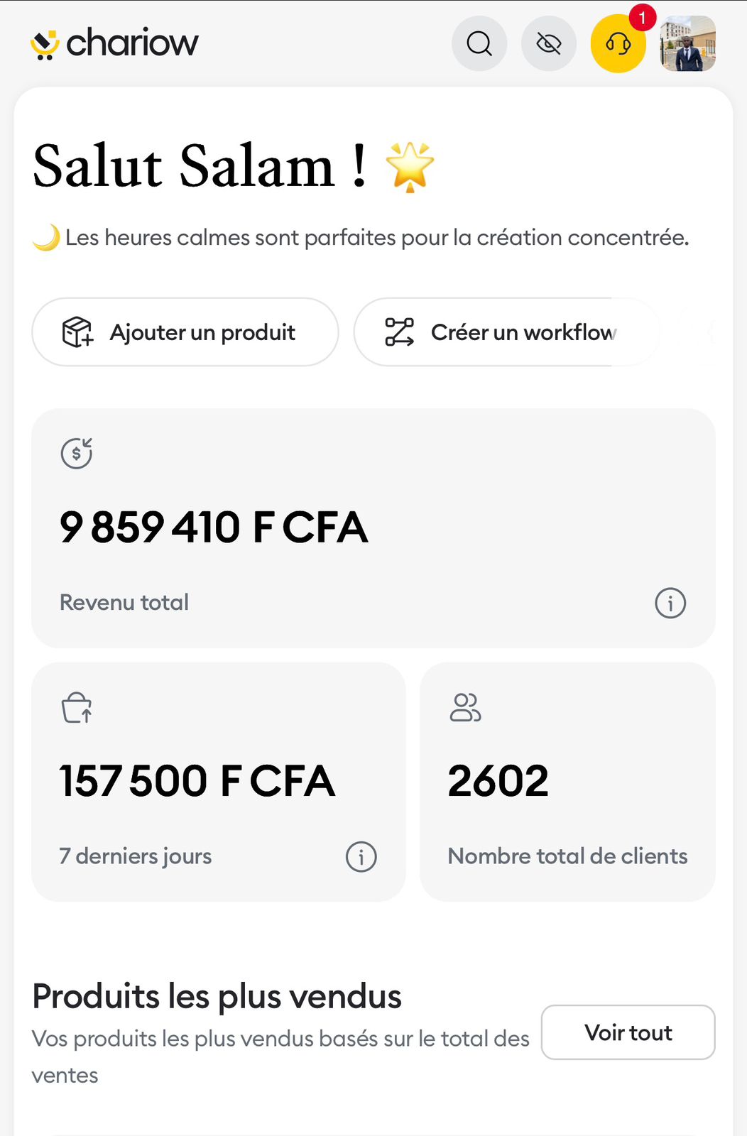Résultat étudiant 4